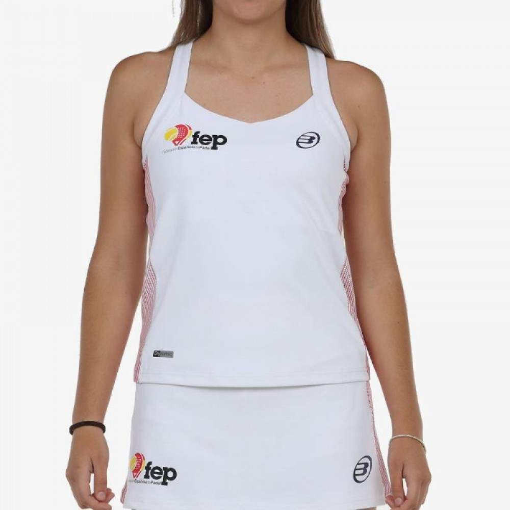 Camiseta Bullpadel FEP Exima Blanco