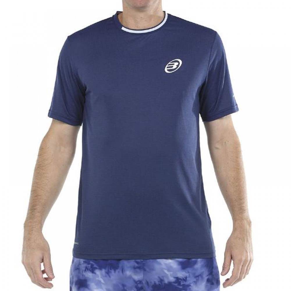 Camiseta Bullpadel Micay Azul Tinta Bicolor - Barata Oferta Outlet