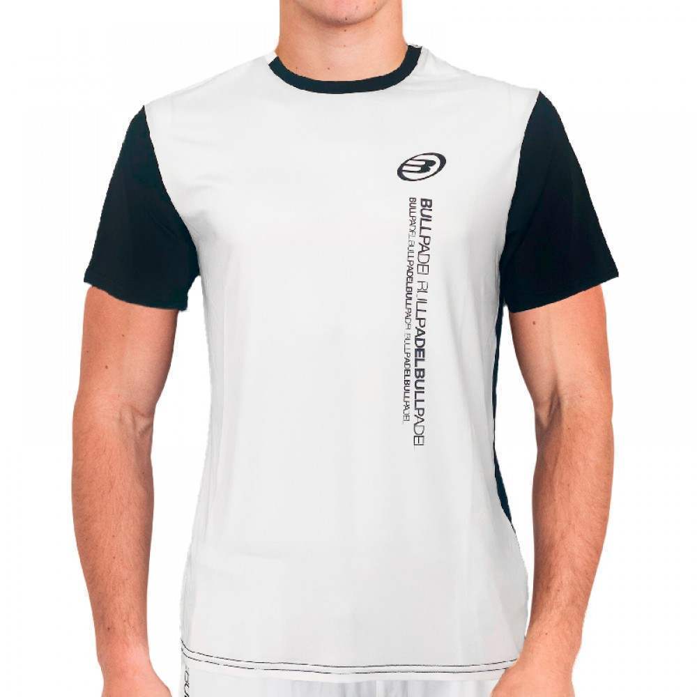 Camiseta Bullpadel Smash Blanco - Barata Oferta Outlet