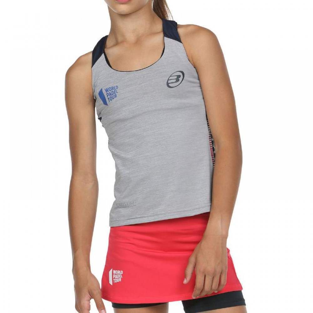 Camiseta Bullpadel WPT Ravolta Gris Medio Vigore Junior - Barata Oferta Outlet