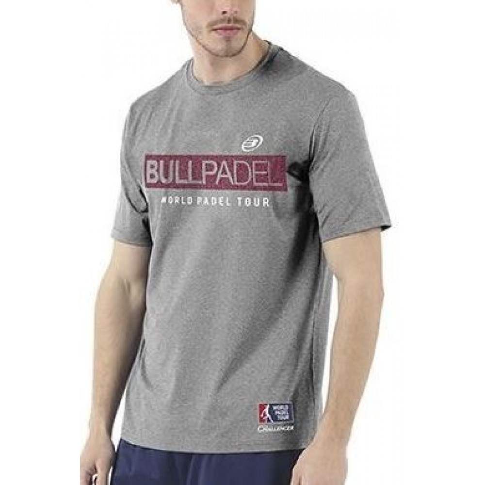 Camiseta Zamani Gris Medio Vigore Bullpadel - Barata Oferta Outlet