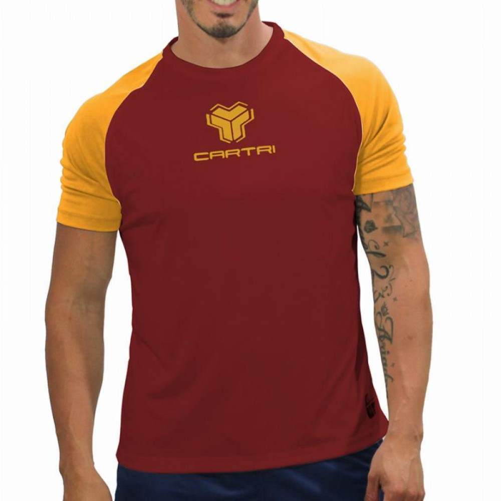 Camiseta Cartri Match Vino - Barata Oferta Outlet