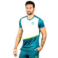 Cartri Sebak T-shirt blanc turquoise