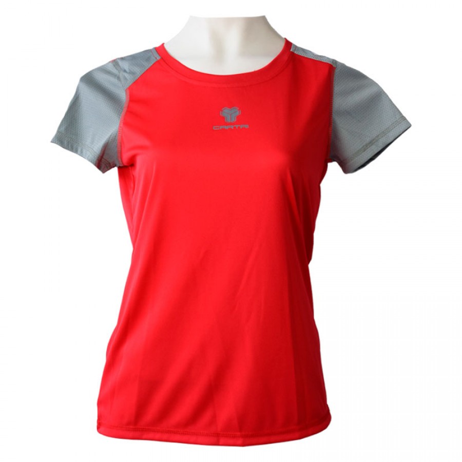 T-shirt Cartri Simona Rojo Gris