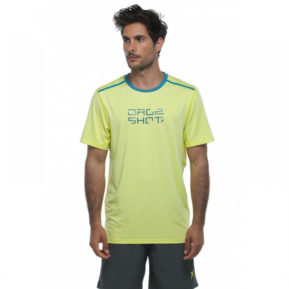 Camiseta Drop Shot Drac Amarillo - Barata Oferta Outlet