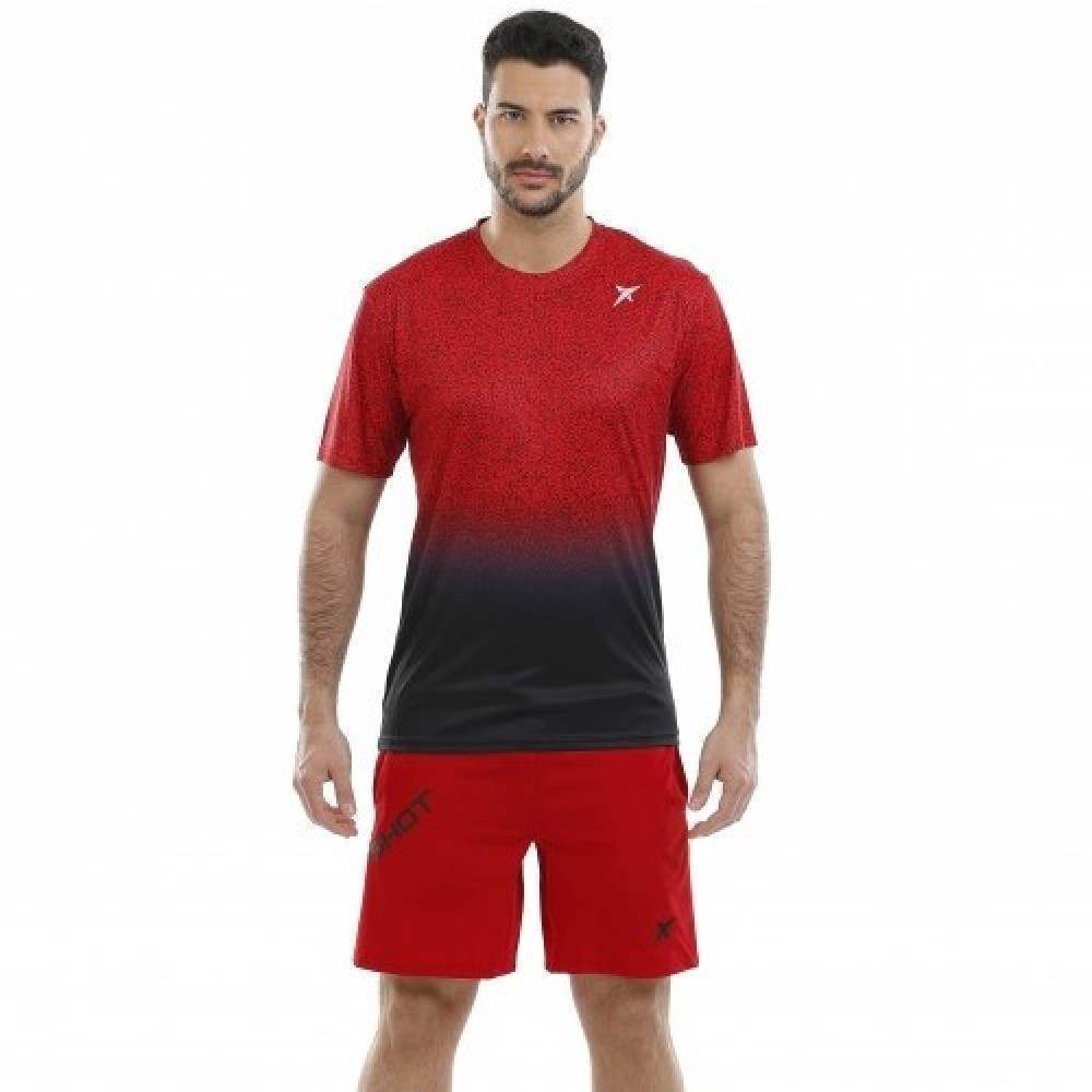 Camiseta Drop Shot Laube Rojo - Barata Oferta Outlet