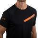 Camiseta Endless Tracer Preto Laranja