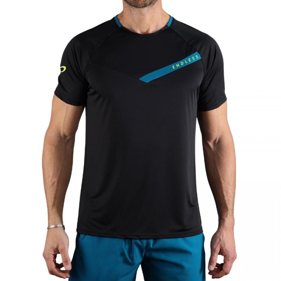 Camiseta Endless Tracer Negro Petroleo