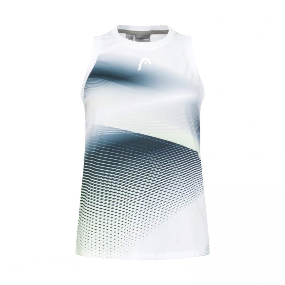 Camiseta Head Performance Blanco Print Mujer - Barata Oferta Outlet