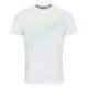 Camiseta Head Performance Blanco Verde Print - Barata Oferta Outlet