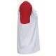 Camiseta Joma Academy IV Branco Vermelho