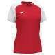 Camiseta Feminina Joma Academy IV Vermelho Branco