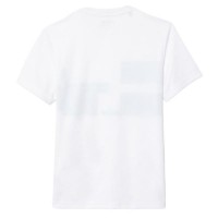 Camiseta Lacoste Novak Djokovic Ultra Dry Blanco Verde