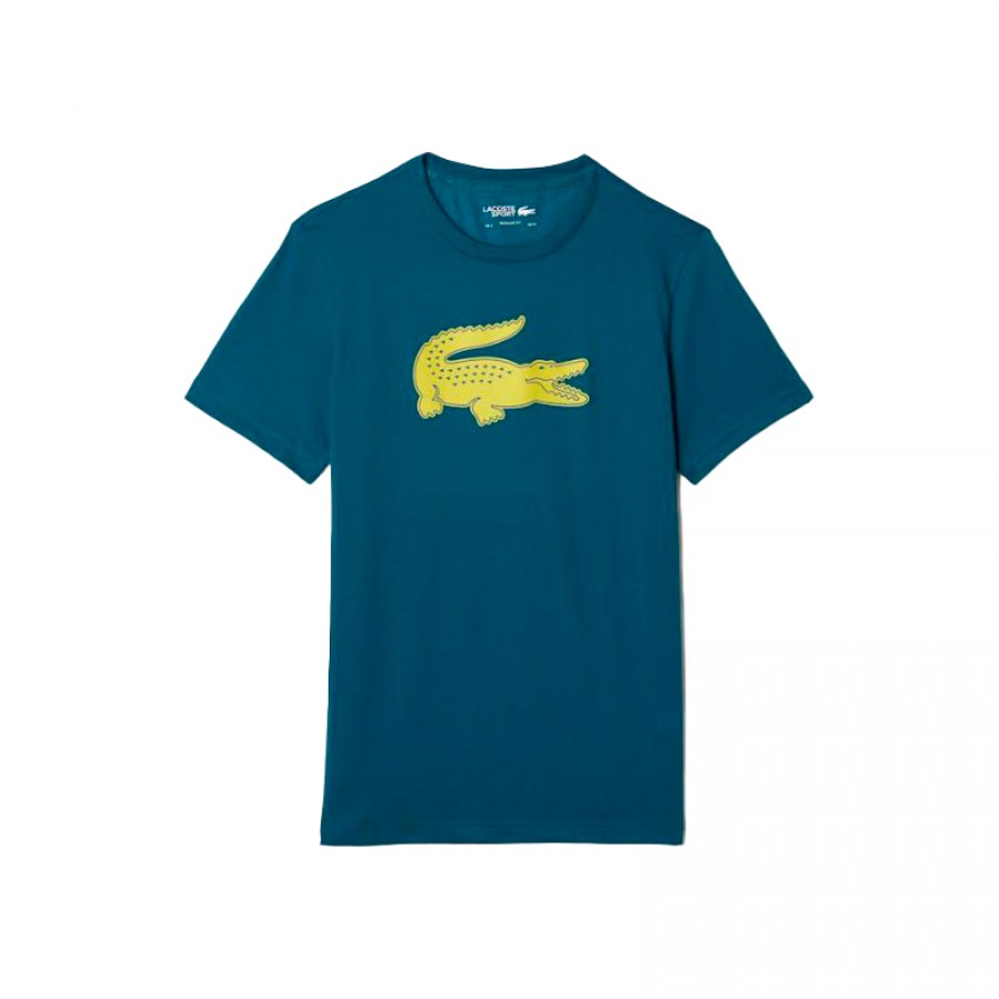 Lacoste Sport T-shirt Jaune Vert Respirant