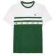 T-Shirt Lacoste Ultra Dry Verde Branco