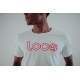 Camiseta Loco Marco Lenders Blanco Rojo - Barata Oferta Outlet