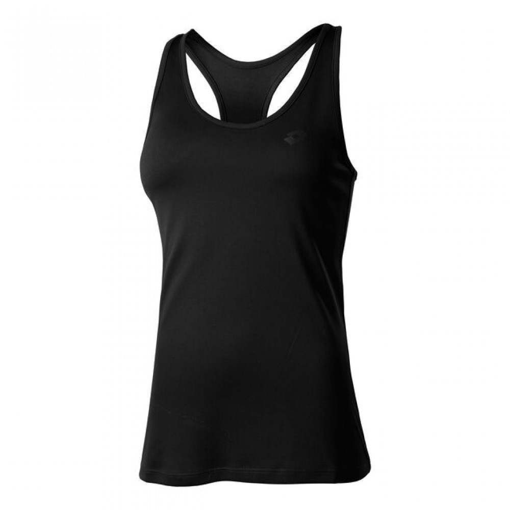 Camiseta Lotto MSP Negro Mujer - Barata Oferta Outlet