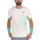 T-shirt Lotto Top IV Branco Brilhante Cinza Verde Turquesa