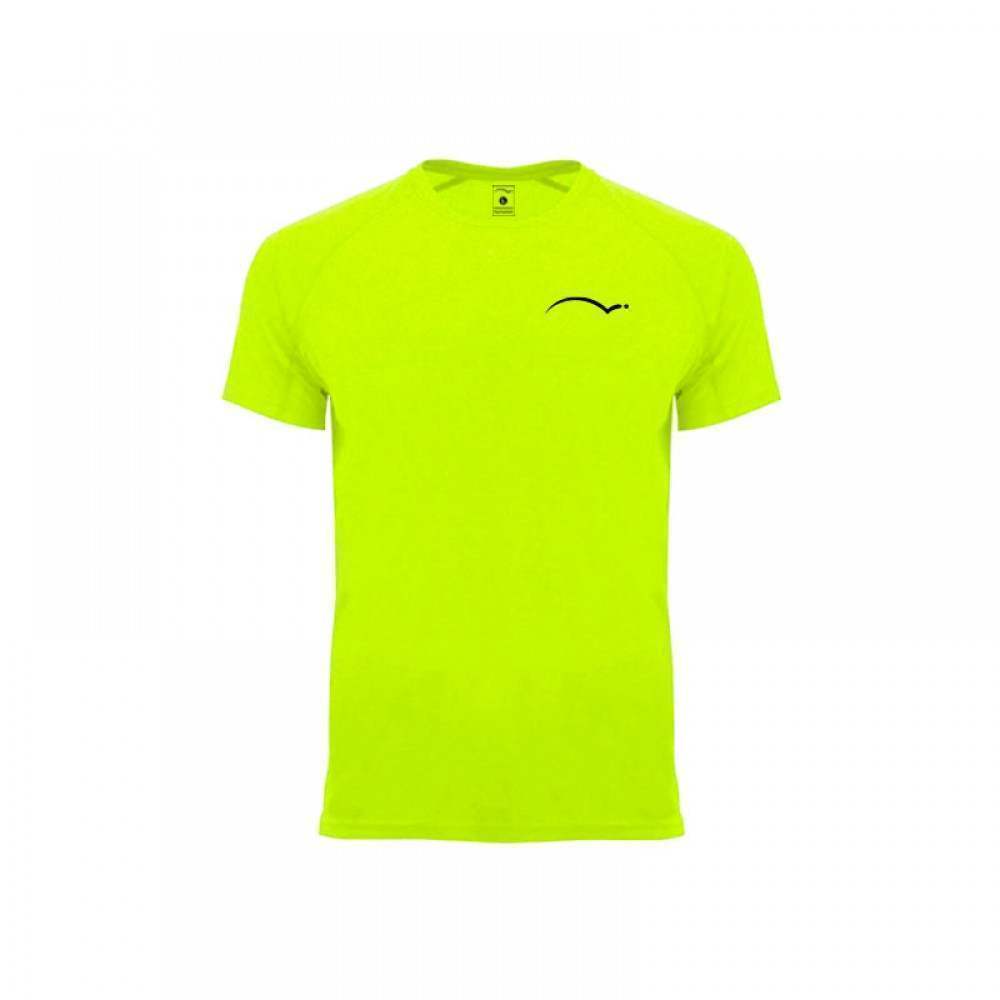 Camiseta Padelpoint Torneio Amarillo Fluor