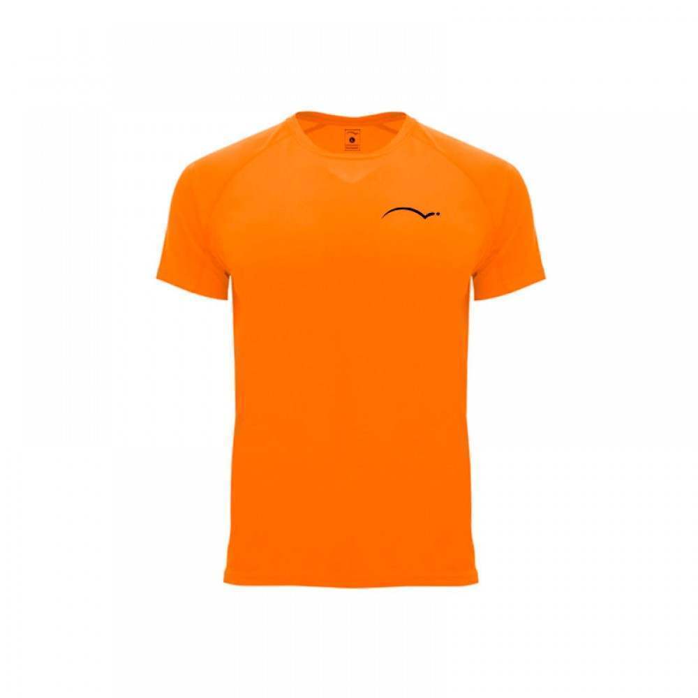 Camiseta Padelpoint Torneio Naranja Fluor