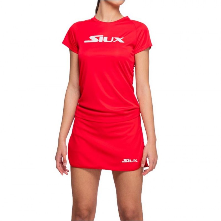 Camiseta Siux Club Rojo Mujer