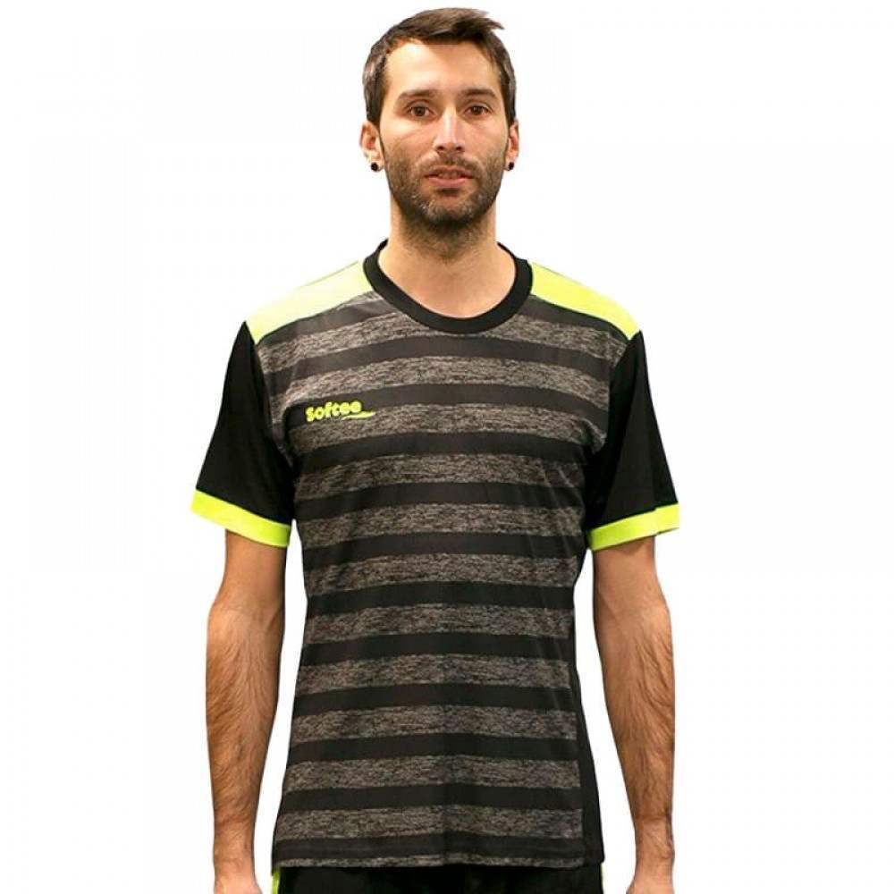 Camiseta Softee Leader Gris Negro - Barata Oferta Outlet