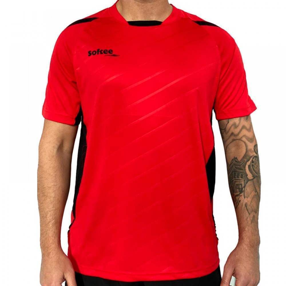 Camiseta Softee Play Rojo Negro - Barata Oferta Outlet