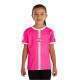 Camiseta Softee Tipex Fuchsia Fluor Branca J