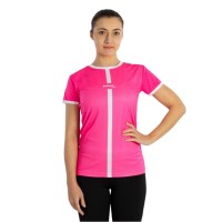 Women''s Softee Tipex Fuchsia Fluor White T-Shirt