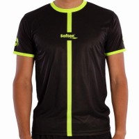 Softee Tipex T-Shirt Black Yellow Fluor Junior