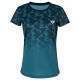 T-shirt Tecnifibre X-Loop Azul Teal para mulher