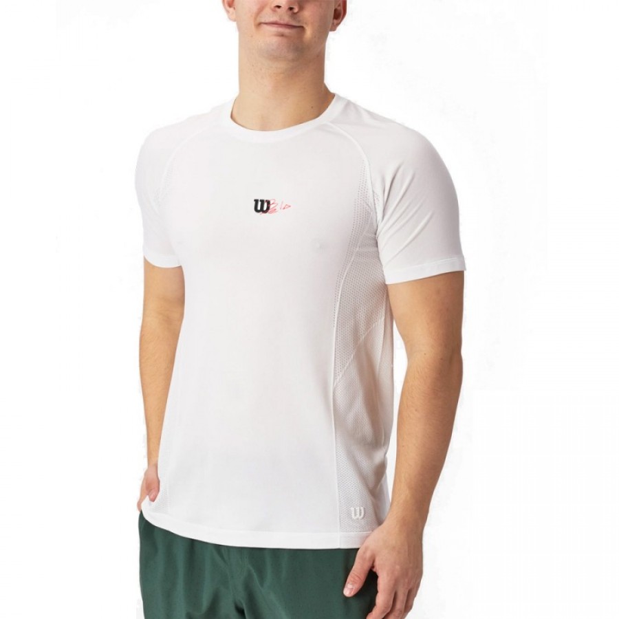 Camiseta Wilson Bela Seamless Crew Blanco