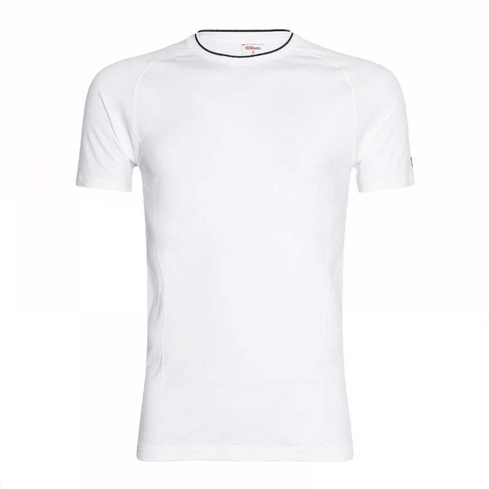 Camiseta Wilson Equipe Seamless Crew Blanco