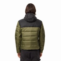 Chaqueta Lacoste Verde Kaki Negro