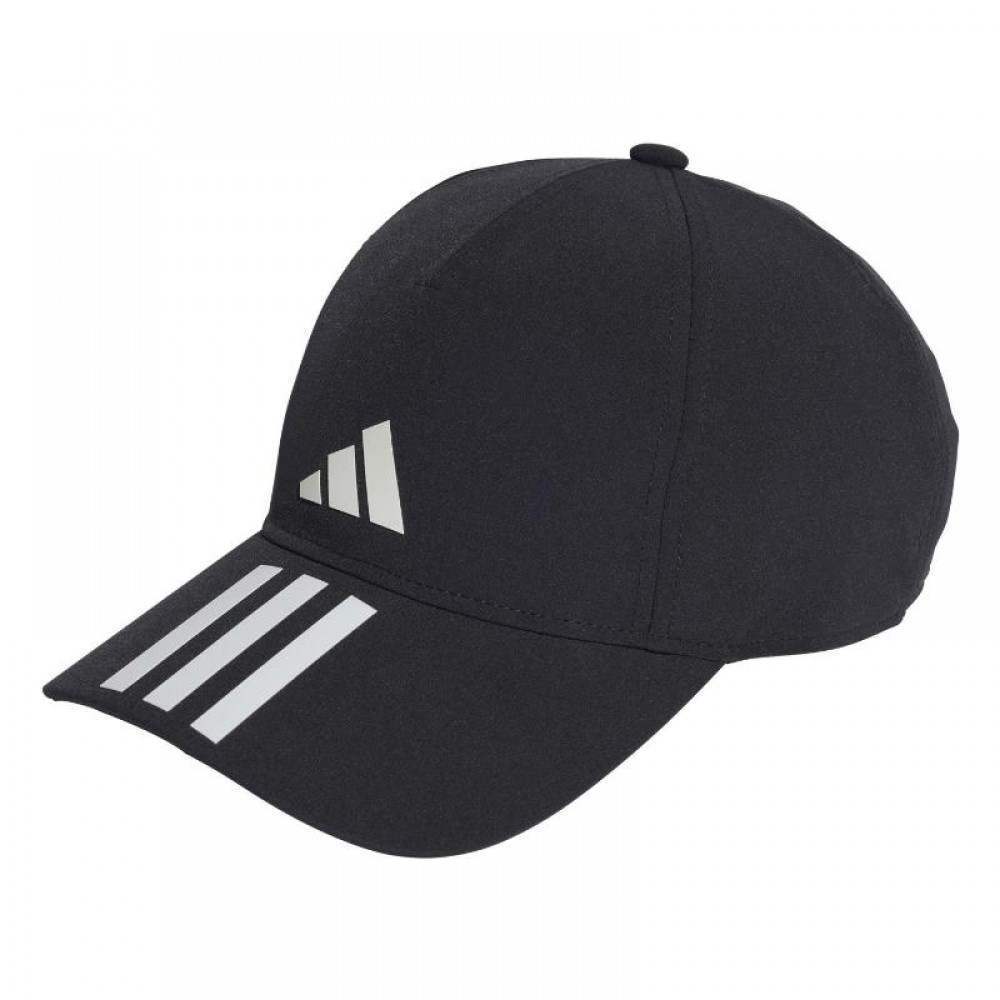 Gorra Adidas Aeroready Baseball 3 Bandas Negro Blanco - Barata Oferta Outlet