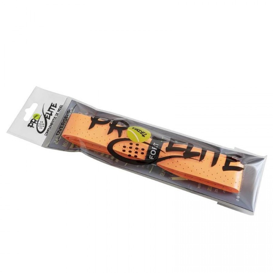 Grip Pro Elite Confort Eva Perforado Naranja Fluor 1 Unidad