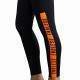 Leggings Endless Syncro Preto Laranja