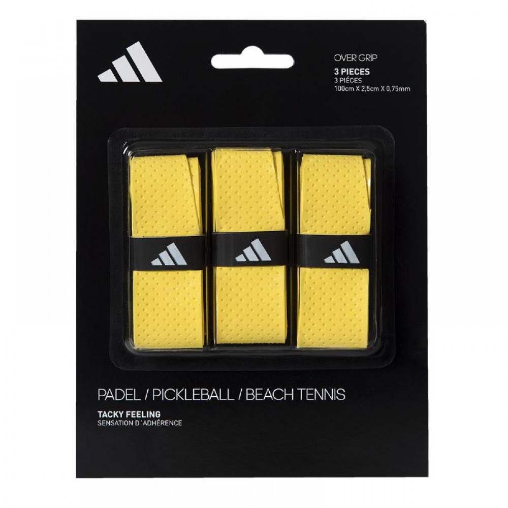 Overgrips Adidas Tacky Feeling Amarillo 3 Unidades - Barata Oferta Outlet