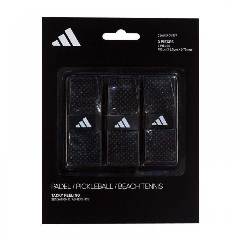 Overgrips Adidas Tacky Feeling Negro 3 Unidades - Barata Oferta Outlet