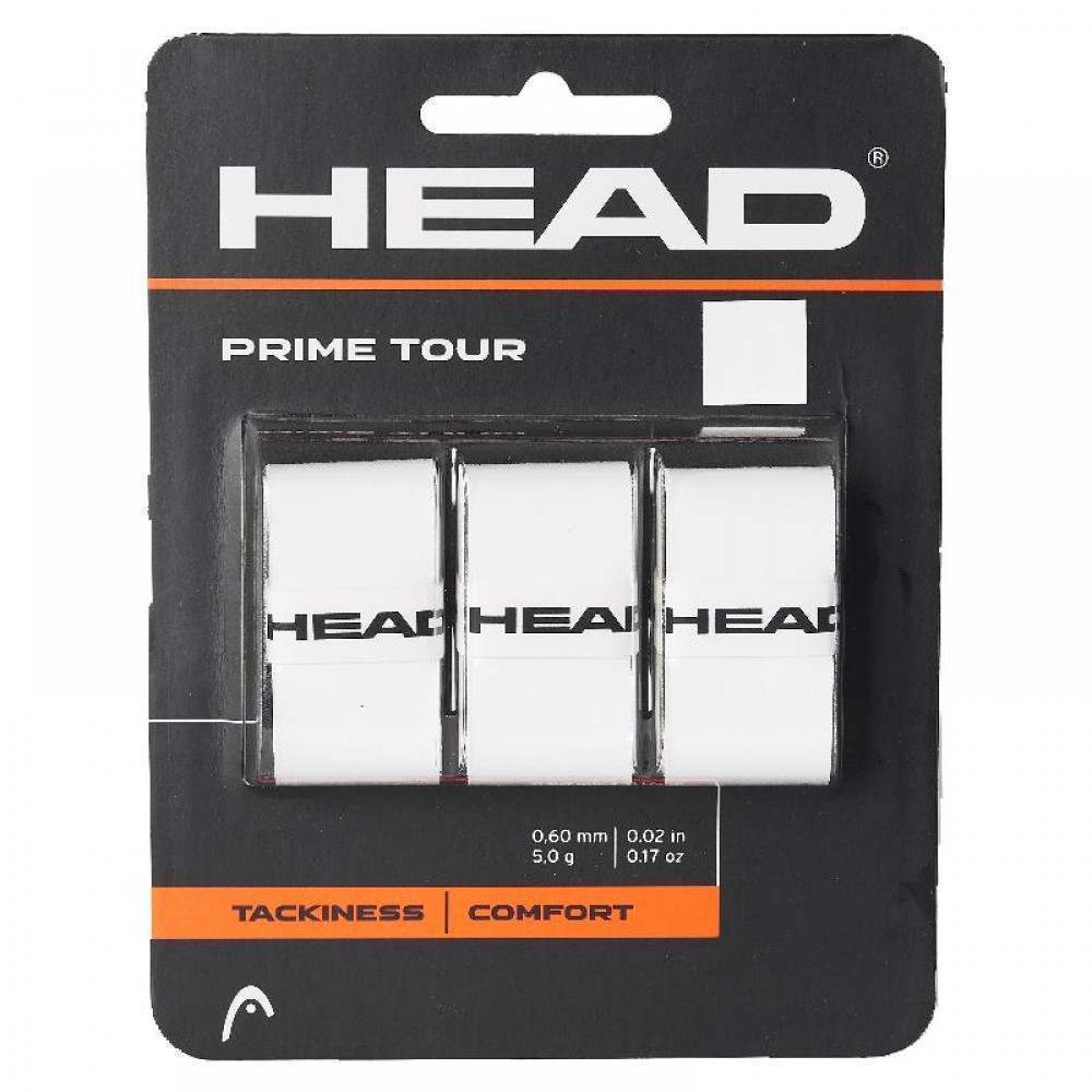 Overgrips Head Prime Tour White 3 Units