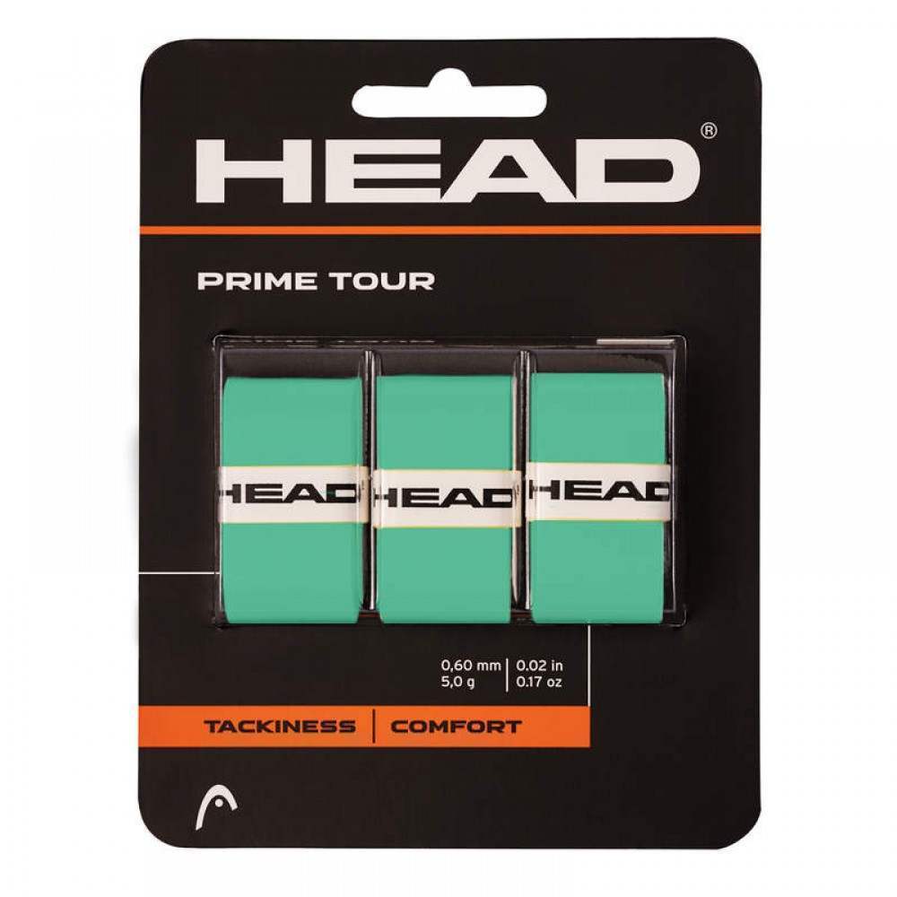 Overgrips Head Prime Tour Mint 3 Units