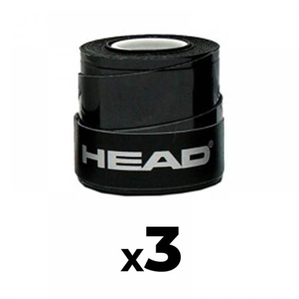 Overgrips Head Xtreme Soft Negro 3 Unidades - Barata Oferta Outlet