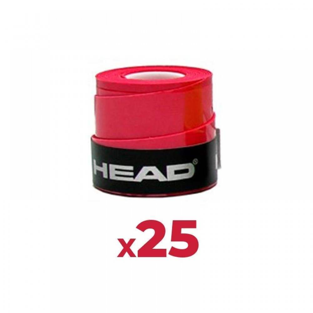 Overgrips Head Xtreme Soft Rojo 25 Unidades - Barata Oferta Outlet