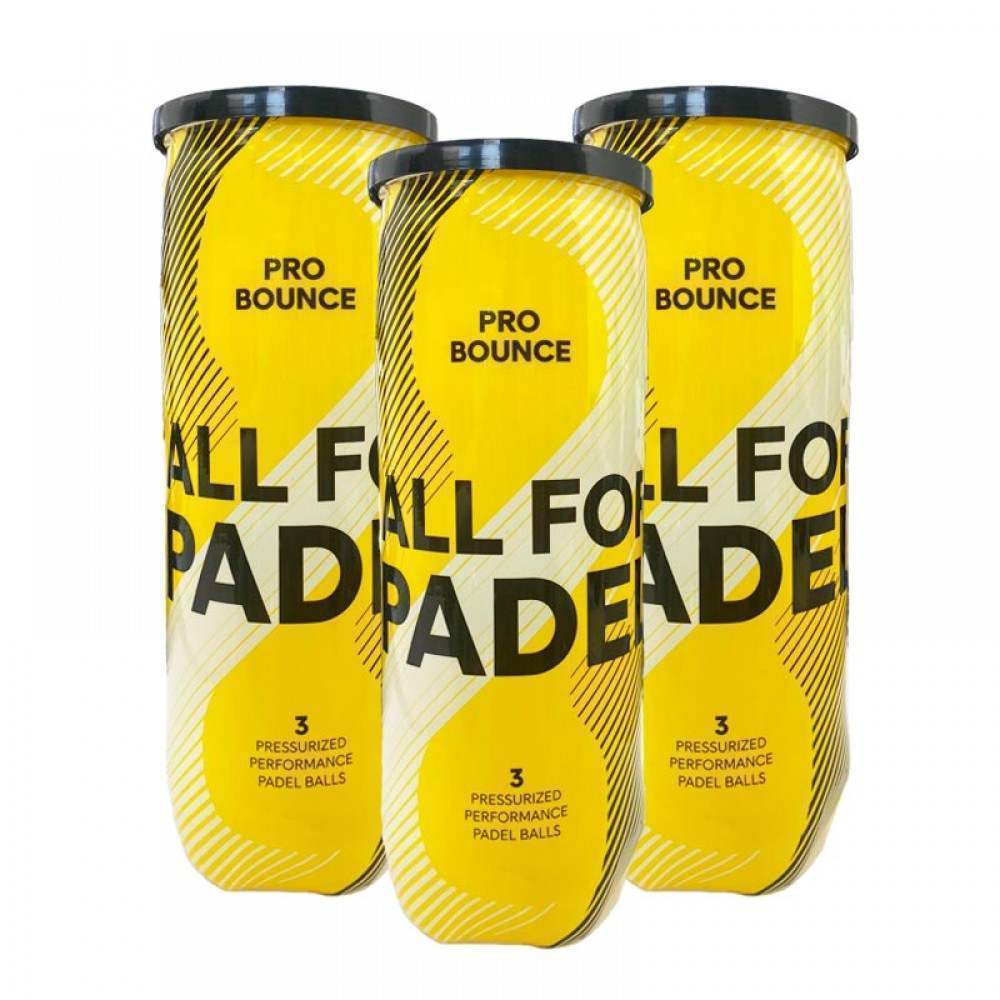 Pack de 3 Botes de Pelotas Adidas Pro Bounce - Barata Oferta Outlet