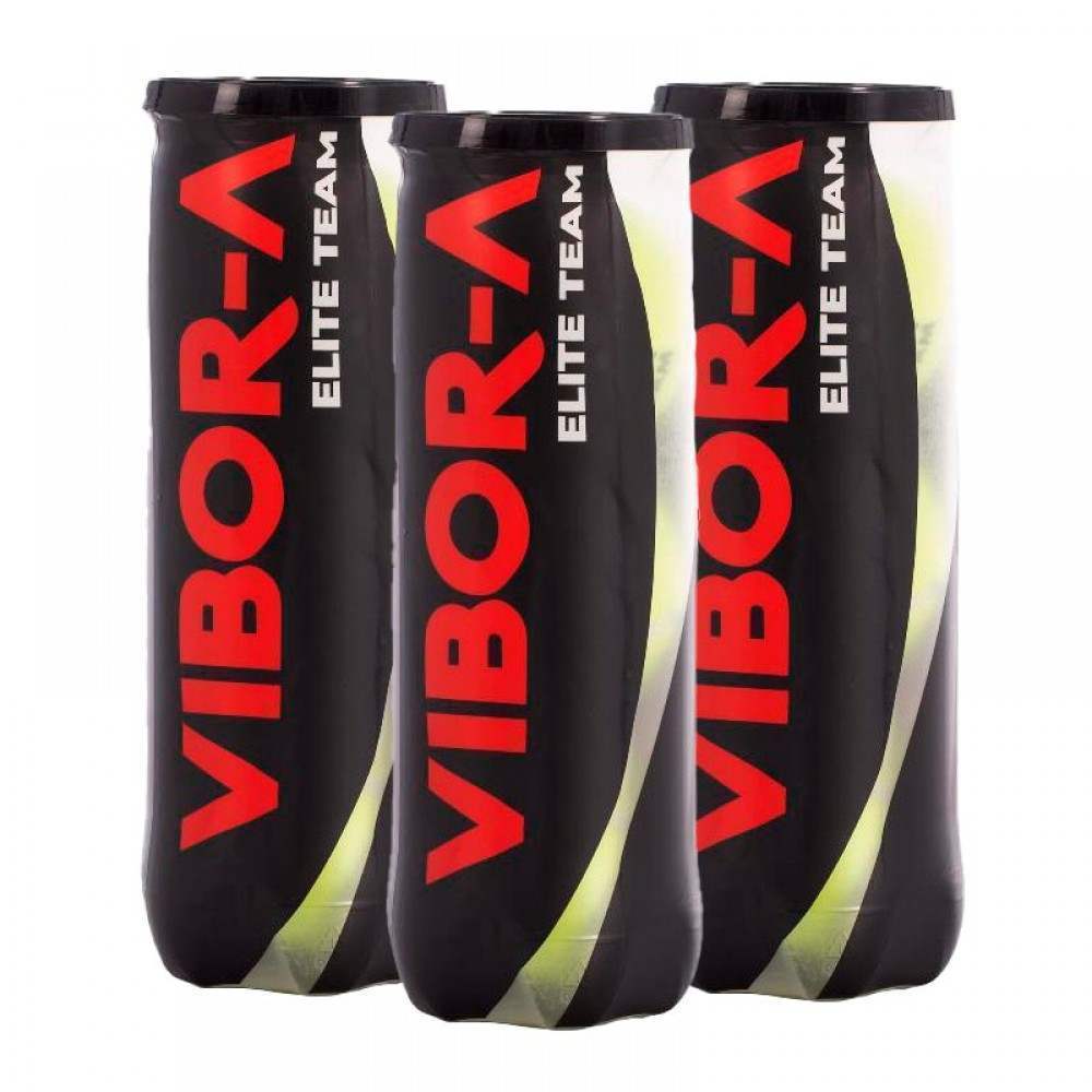 Pack de 3 Botes de Pelotas Vibora Elite Team - Barata Oferta Outlet