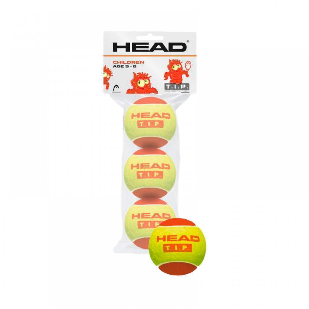 Pack de 3 Pelotas Head T.I.P. Red - Barata Oferta Outlet