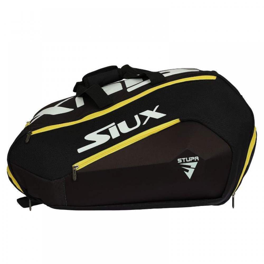 Siux Stupa Electra Preto Amarelo Padel Saco Raquete