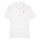 Polo Lacoste Pique Branco Feminino