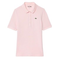 Polo Lacoste Pique Rosa Mujer