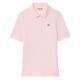 Polo Lacoste Pique Rosa Feminino